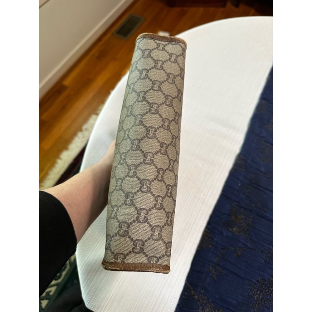 Gucci Plus Beige Brown Vintage Clutch Bag - Picture 13 of 16